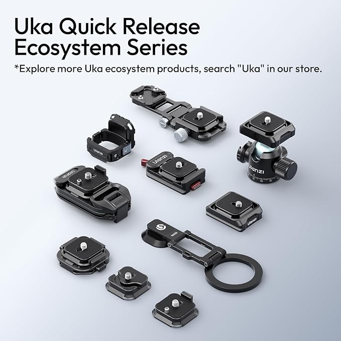 ULANZI UKA12 Pro Quick Release Plate, Arca-Swiss Camera Tripod Mount Adapter w - Image 6