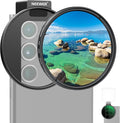 NEEWER Clip On Phone Filter Kit, 67mm Multicoated CPL Filter by Neewer
