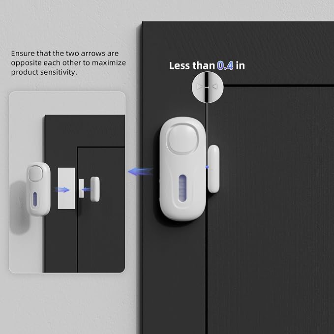 Door Alarms for Kids Safety, 120dB Wireless Window Security Sensor - Image 7