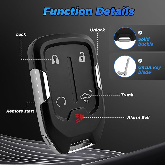 Smart Key Fob 13522904 13522854 433MHz HYQ1ES Keyless Entry Remote Control - Image 5