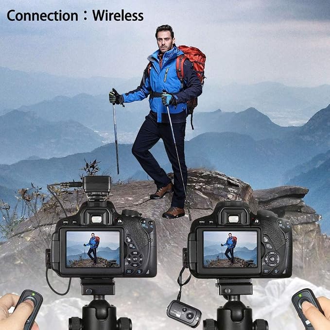 Pixel 2.4GHz Digital Wireless Remote Shutter Release oppilas E3 - Image 2