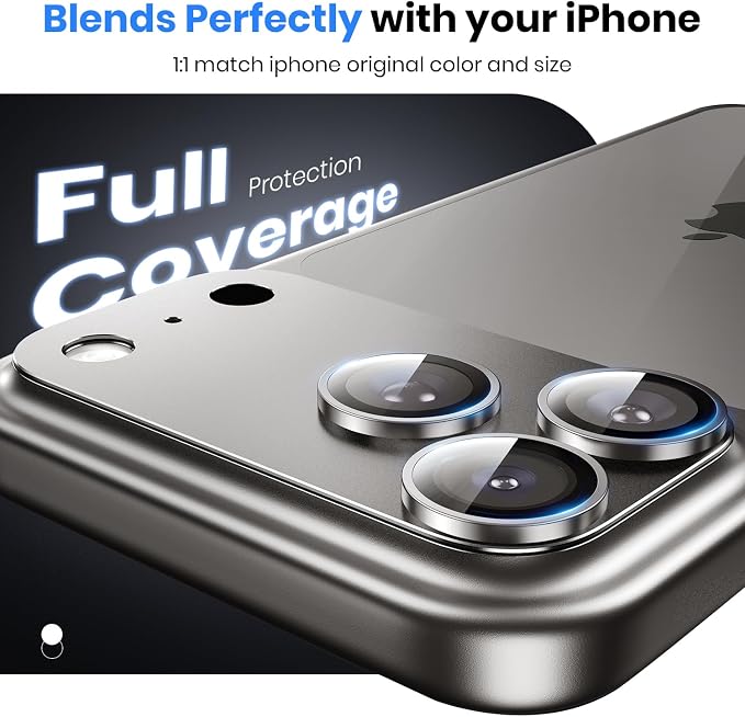 Hoerrye for iPhone 17 Pro Max Camera Lens Protector - Image 3