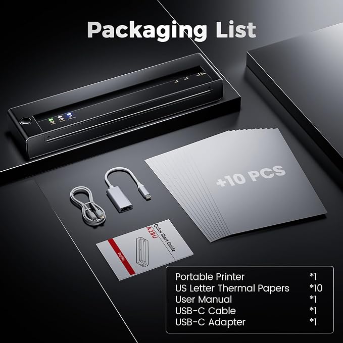 TATTMUSE Inkless Portable Printers Wireless - Image 8