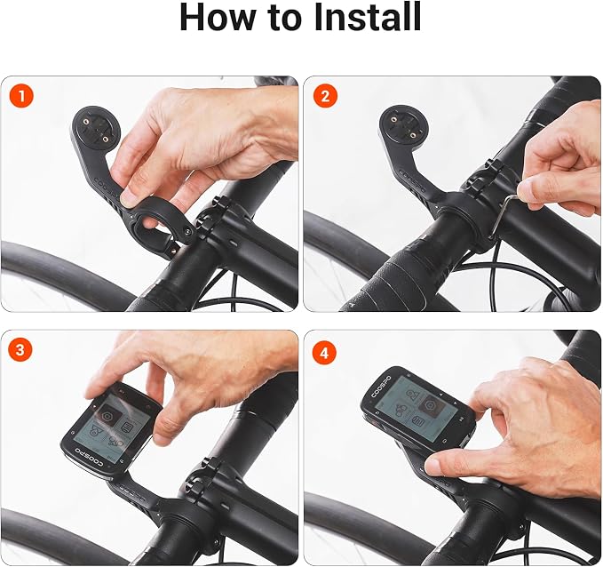 CooSpo Bike Computer Out Front Mount MT5, Compatible - Image 3