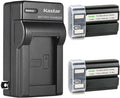 Kastar 2-Pack EN-EL1 Battery and AC Wall Charger Replacement by Kastar
