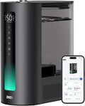 DREO 6L Humidifiers for Bedroom, Smart Warm & Cool Mist for Large Room, 60Hr Quiet Runtime for Baby, Plant, Humidity Sensor, Indicator Light, 12H Timer, Google/Alexa, Black by DREO