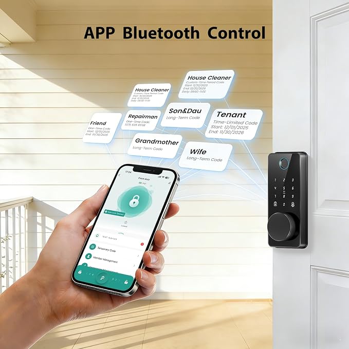 Keyless Entry Door Lock, Biquole Smart Lock - Image 7