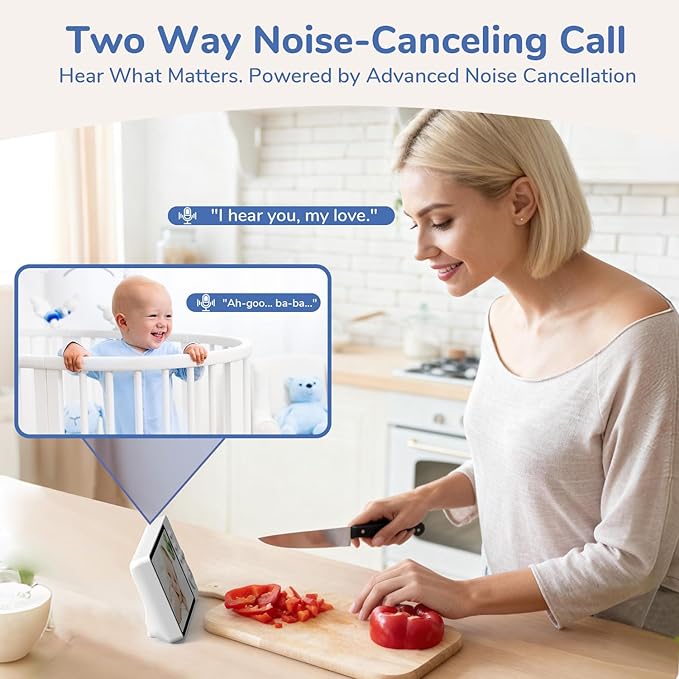 2026 1080P No WiFi Video Baby Monitor, HD Night Vision, Two-Way Talk, - Image 5
