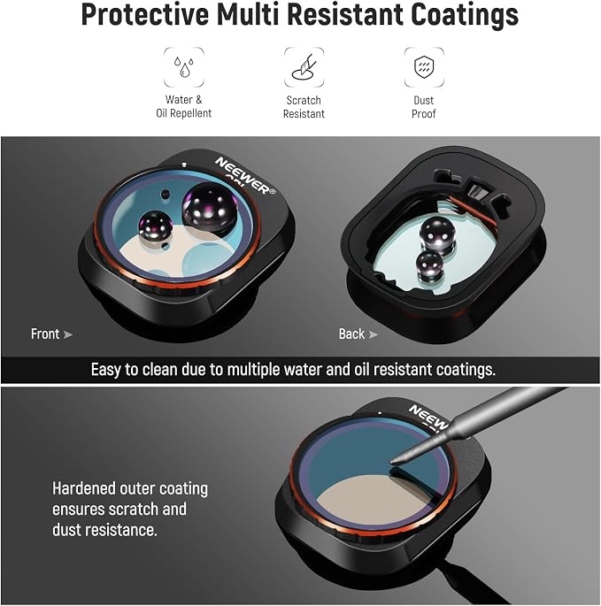 NEEWER Snap On ND&CPL Filter Set Compatible - Image 7