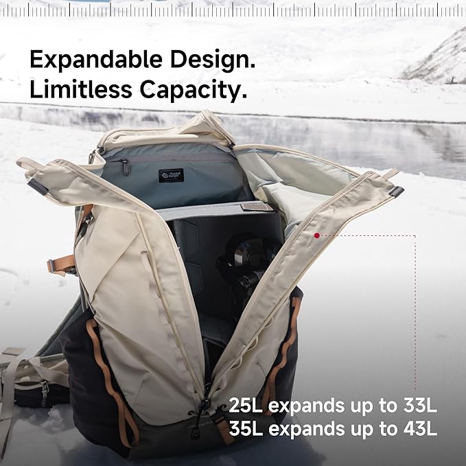VSGO Pocket Ranger Expandable 35-43L Photography & Outdoor Backpack – - Image 4