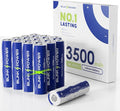 Blinkspower Lithium Batteries AA 16 Pack, 3500mAh NO.1 Lasting 1.5V Double A by BlinksPower
