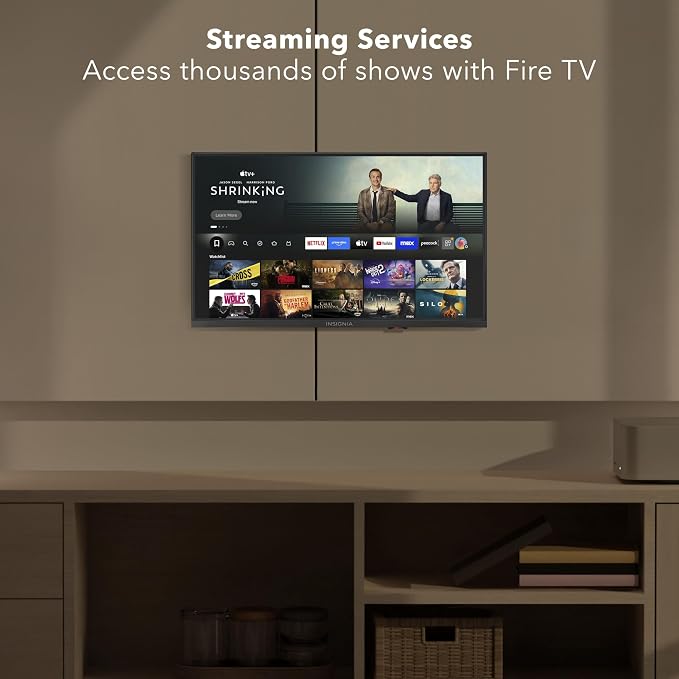 INSIGNIA 24" Class F40 Series LED Full HD Smart Fire TV, Voice Remote with Alexa, Stream Live TV Without Cable - Image 2