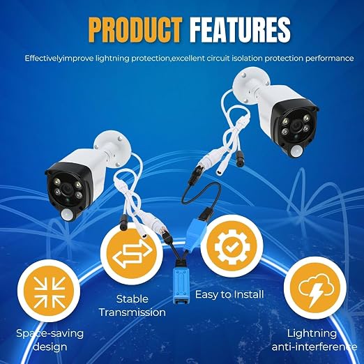 TNP RJ45 Ethernet Cable Combiner/Splitter Kit, 2 Male to 1 Female & 1 Male 1 - Image 3