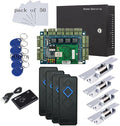 TCP/IP 4 Door Entry Access Control Panel Kit Electric Strike Fail Secure NO by MENGQI-CONTROL