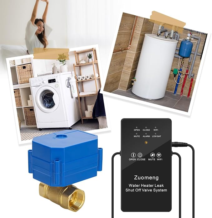 WiFi Water Leak Detector with Automatic Shutoff Valve，Zuomeng Smart Water - Image 7