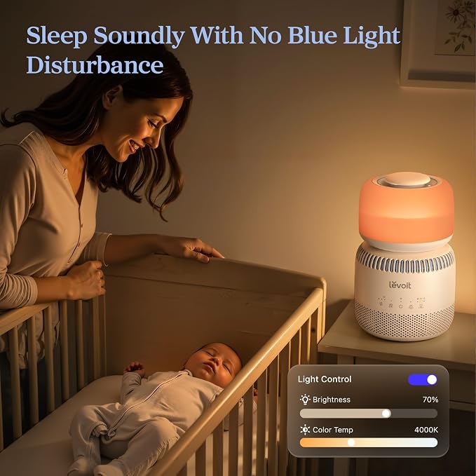 LEVOIT Evaporative Humidifiers for Bedroom Baby, Dual Air and Water Filters, Separate Sensor, Blue Light Free for Nursery Nightlight, Auto Dry, Smart Control & Alexa, Auto Mode, 3.8L Tank for 36H - Image 4
