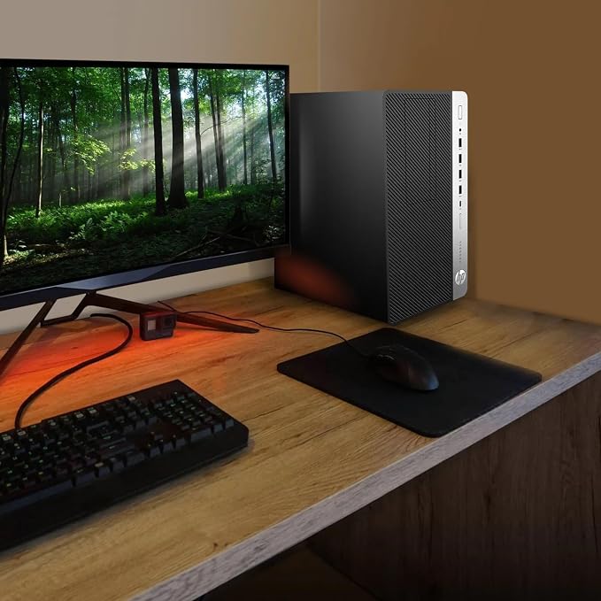 HP ProDesk 600G4 Tower Desktop Computer | Intel i7-8700 (3.4) | 16GB DDR4 RAM | 500GB SSD Solid State | Wi-Fi 5G + Bluetooth | Windows 11 Professional | Home or Office PC (Renewed) - Image 6