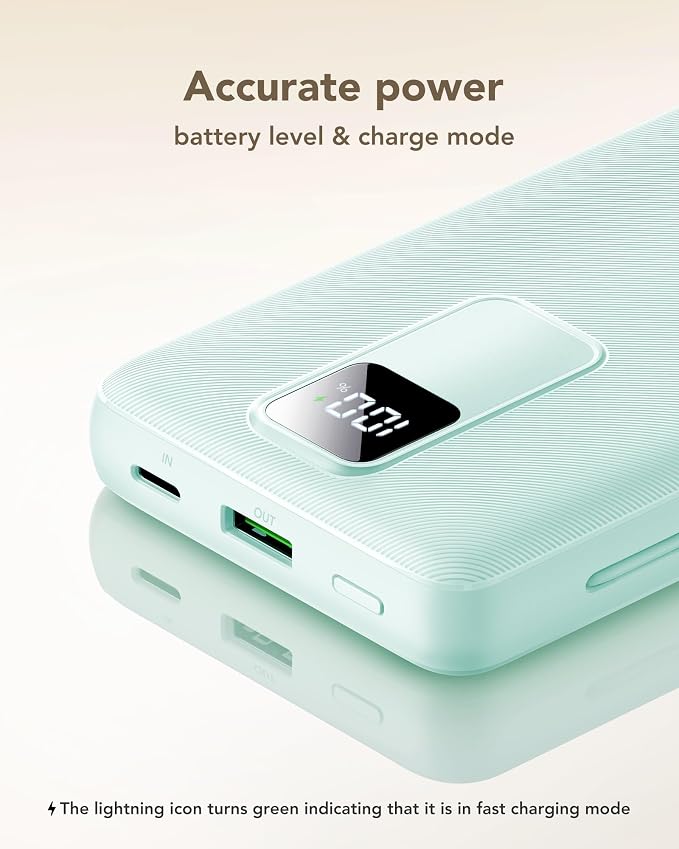 charmast Portable Charger with Built-in Cables and Wall Plug, 20000mAh 20W USB C Power Bank Fast Charging Battery Pack Compatible with iPhone iPhone 16/15/14/13 Series, Samsung Google iPad etc - Image 9