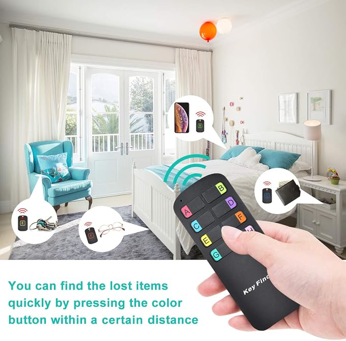 Key Finder Locator Tags, Lost Remote Finder Make Noise, TV Remote Control Finder - Image 4