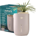 Homedics Natura Ultrasonic Warm & Cool Mist Humidifier, 1.3-Gal for Large Rooms, 60-Hr Runtime, Plant Holder, Programmable Humidity, Auto Shutoff, Nightlight Small Pot Compatible(Plant Not Included) by Homedics