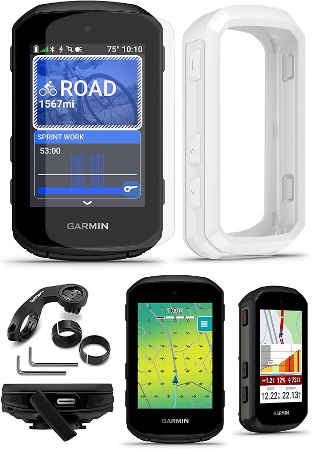 Garmin Edge 550 Compact GPS Cycling Computer Bundle by PlayBetter