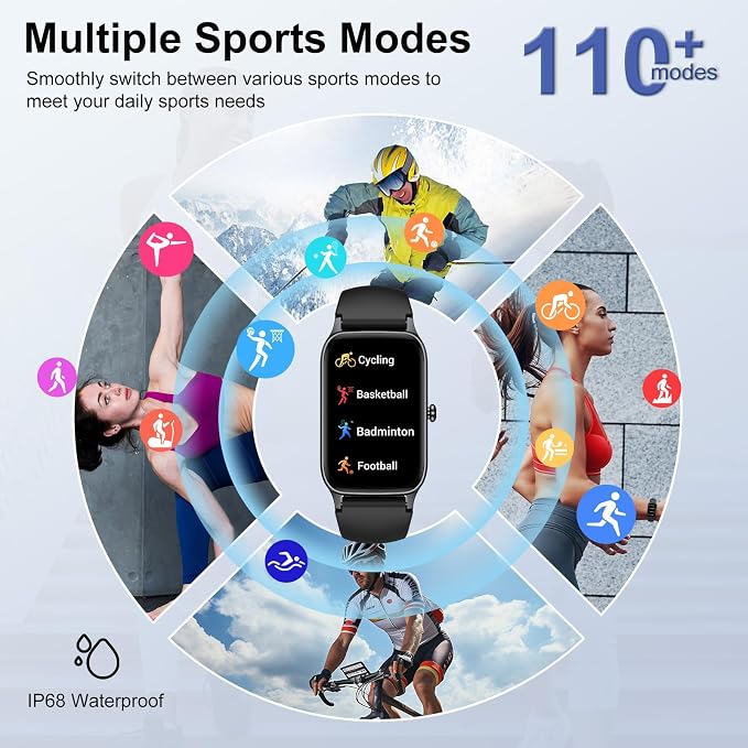 Jugeman Smart Watch for Men Women, 1.57" Smartwatch, 2026 New Fitness Tracker - Image 5