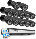 ZOSI 3K Lite 16 Channel Security Camera System Outdoor, AI Human Vehicle by ZOSI