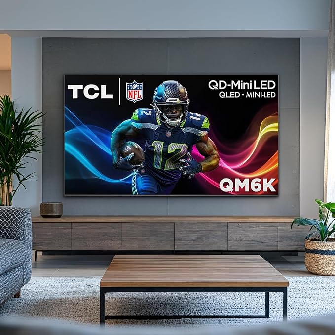 TCL 50 Inch Class QM6K Series | Mini LED QLED 4K HDR | 50QM6K, Latest Model | 120HZ-144HZ High Brightness Smart Google TV Dolby Atmos Onkyo Audio | Voice Remote Alexa Gaming Streaming Television - Image 18
