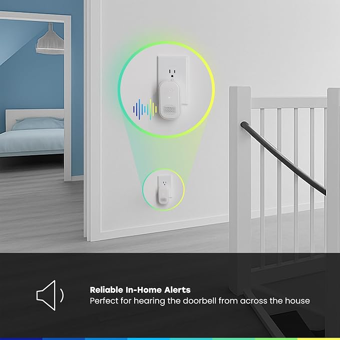 myQ Chime | Audible Alerts, Wi-Fi Enabled, Customizable Tones, Works - Image 4