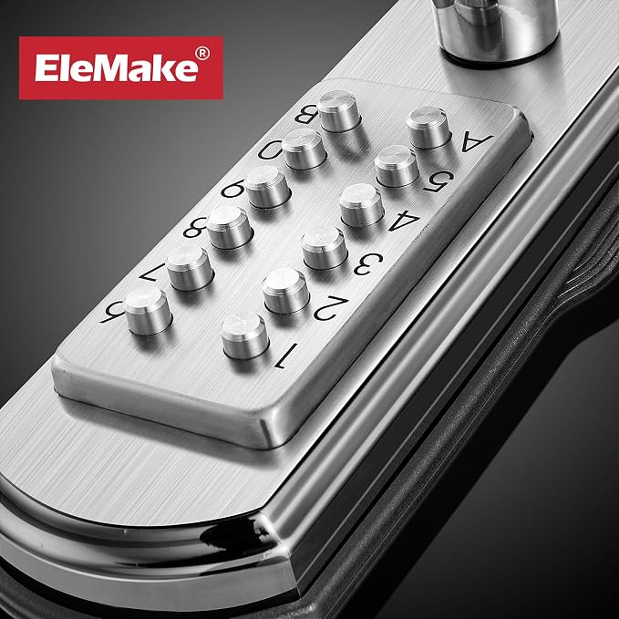 Left Handed Keyless Door Lock, Mechanical Keypad Door Lock - Image 3