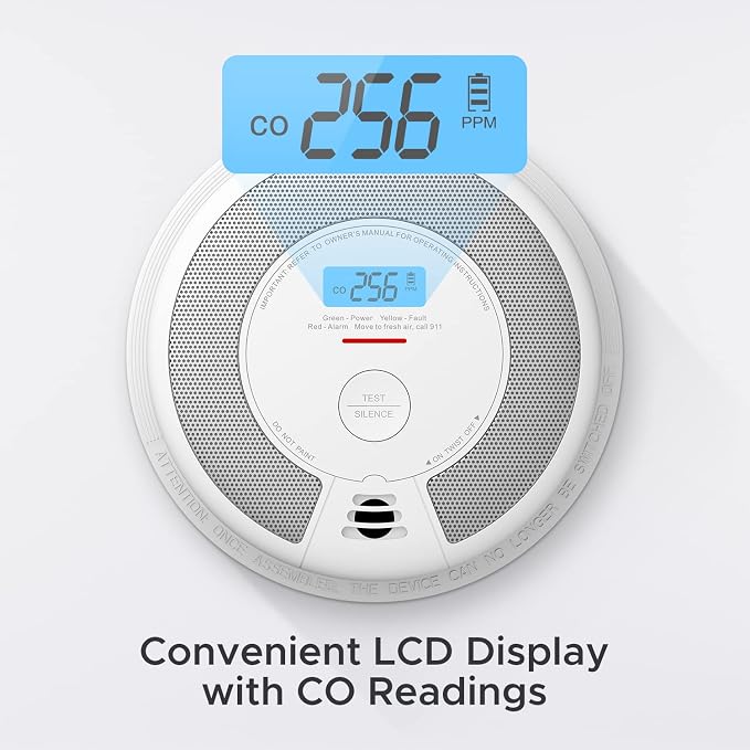X-Sense 10-Year Battery Combination Smoke Carbon Monoxide Alarm Detector - Image 6