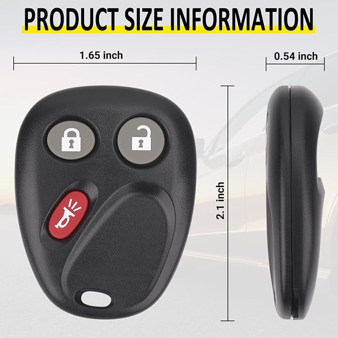Vurkcy Keyless Entry Remote Key Fob Compatible - Image 5