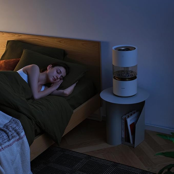 Smartmi Evaporative Humidifiers for Bedroom home, Rainforest Air Humidifier, 3L No Mist Cool Humidifier with Top Fill Design, Smart Humidity Control, Works with HomeKit Alexa Google Assistant - Image 7