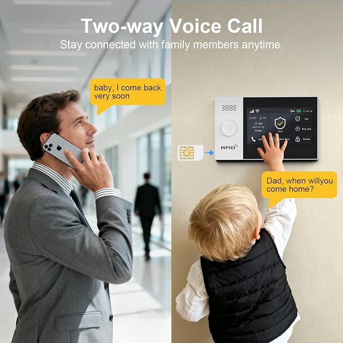 Wireless Alarm System for Home Security, SOS Button, Window Alarms, APP Control - Image 9