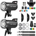 Godox Sk300ii-v Sk300iiv*2Kit Upgraded Strobe Flash 600Ws GN58 5700K Bowens by GODOX