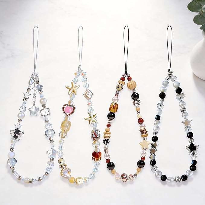 Beaded Camera Wrist Strap Cute Digital Camera Charm Lanyard, Phone Wristlet - Image 4