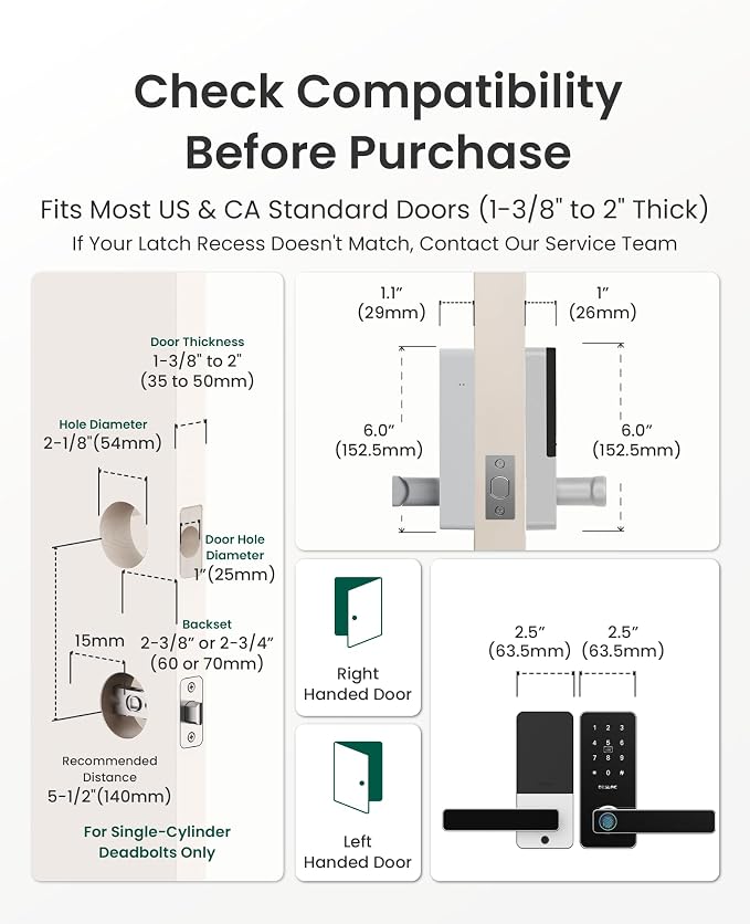 DESLOC B200L Fingerprint Smart Lock - Image 8