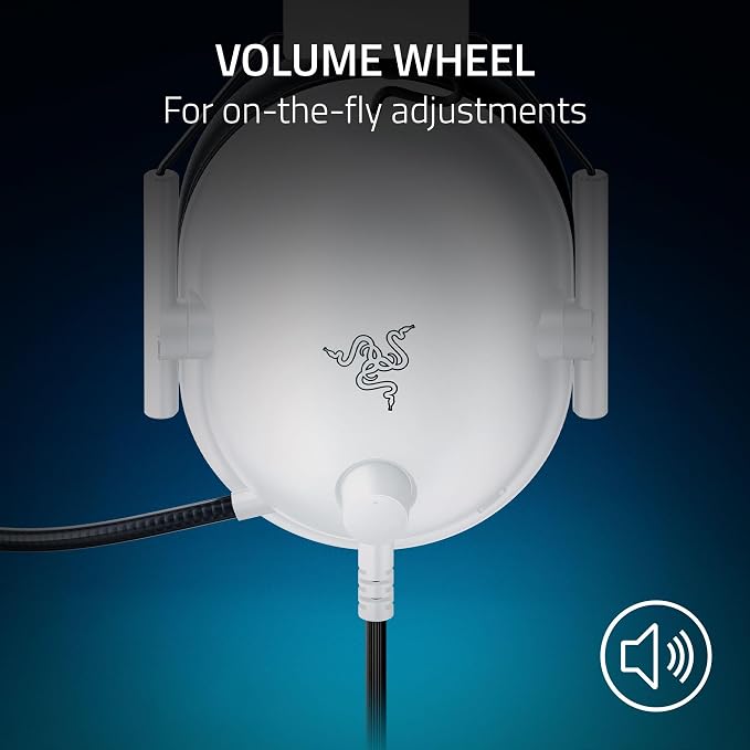 Razer BlackShark V2 X Wired PlayStation Gaming Headset, White | 50mm Drivers, Cardioid Mic, Lightweight, Comfortable Noise Isolating Earcups, For PS5, Xbox Series X, PC, Switch, 3.5 mm Jack - Image 6