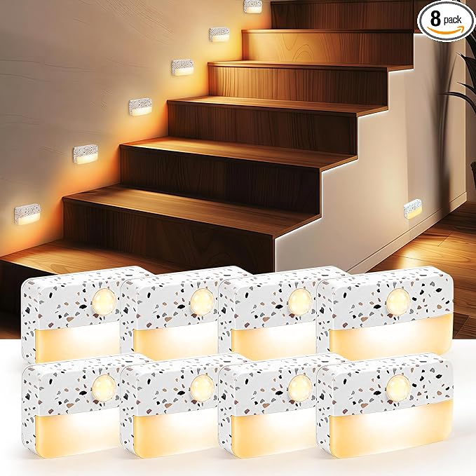 Guankai 8 Pack Motion Sensor Stair Light by Guankai