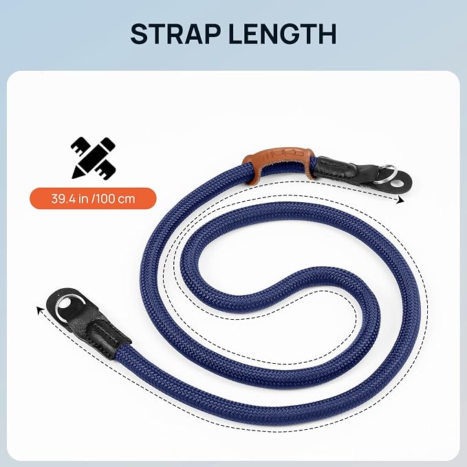 MoKo Camera Strap, 100cm Neck & Shoulder Rope Camera Straps - Image 6