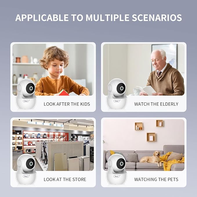 N_EYE WiFi Security Home Camera，Baby Monitor Wireless IP Camera - Image 4