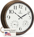 Large Outdoor Clocks for Patio by LovelyHomeEssentials