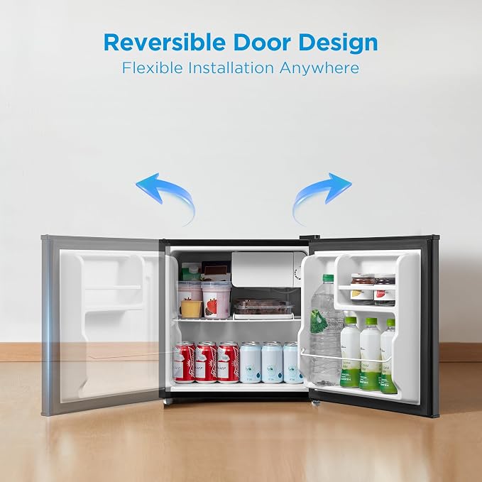 Midea 1.6 Cu.ft Mini Fridge, Energy Star Certified, Low Noise for Bedroom - Image 5