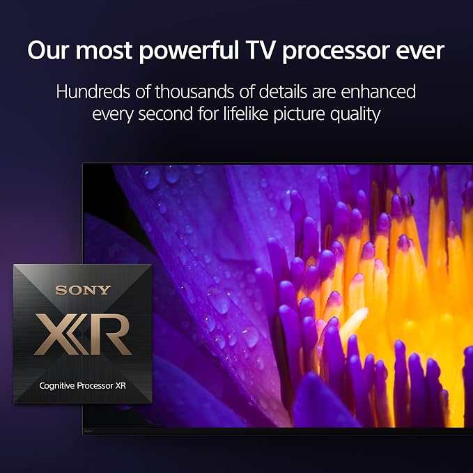 Sony OLED 77 inch BRAVIA XR A80L Series 4K Ultra HD TV: Smart Google TV with Dolby Vision HDR and Exclusive Gaming Features for The PlayStation® 5 XR77A80L- 2023 Model,Black - Image 2