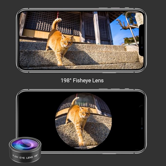 MIAO LAB 5 in 1 Phone Camera Lens Kit -0.63X Wide Angle Lens & 15X Macro - Image 4