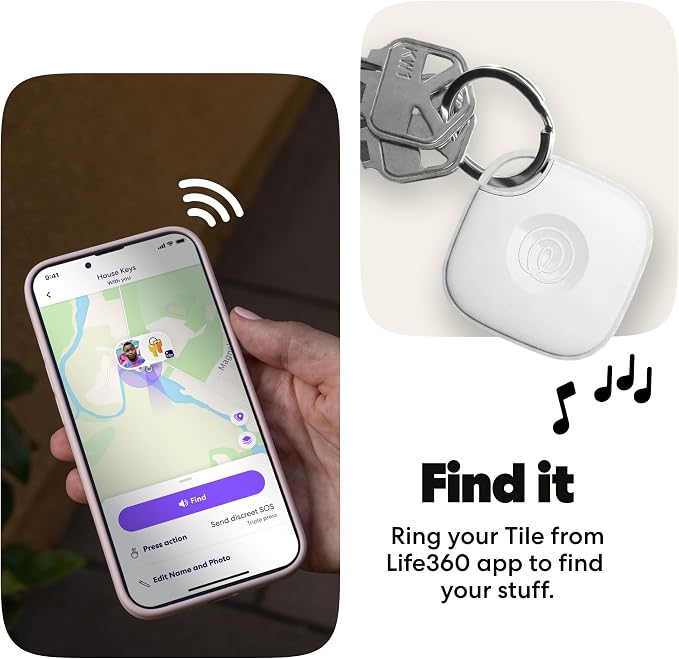 Life360 Tile - Bluetooth Tracker, Keys Finder and Item Locator - Image 4