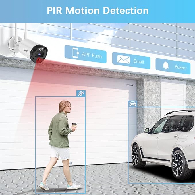 【90 Days Storage】 Outdoor Wireless Security Camera System, Wireless Cameras - Image 8