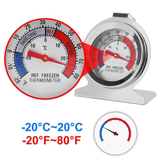 12Pcs Refrigerator Thermometer -30~30°C/-20~80°F Fridge Analog Freezer - Image 2