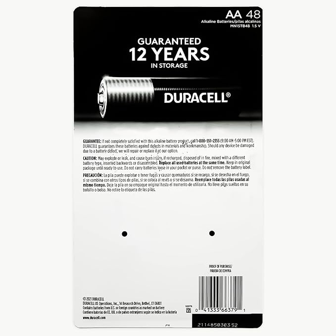 Duracell Coppertop Alkaline-Manganese Dioxide AA Battery - Image 2