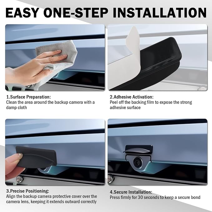 Backup Camera Rain Shield, Upgraded Backup Camera - Image 6
